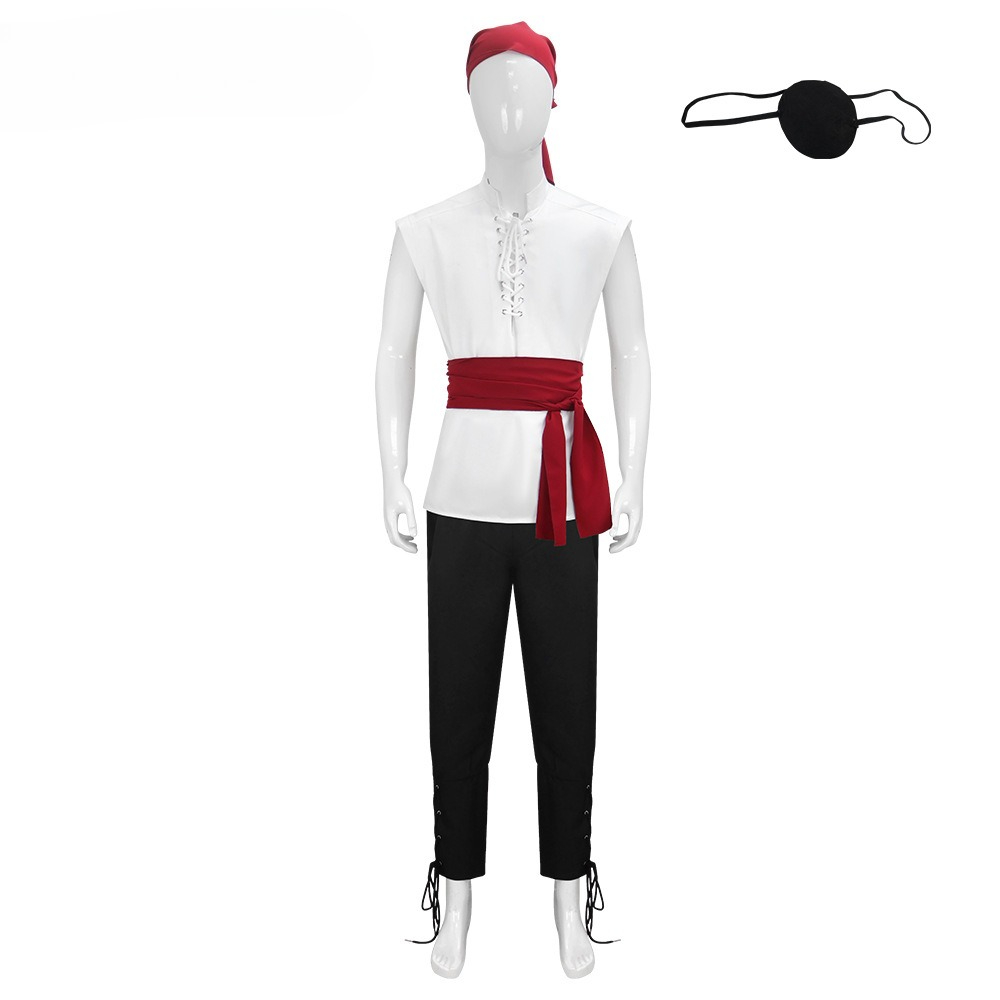 Shirts - Set Kostum Renaisans Viking untuk Pria,