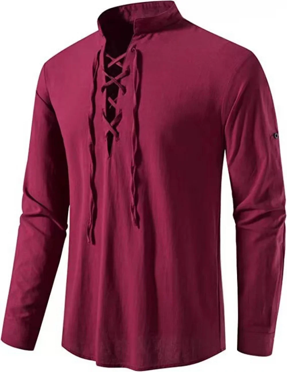 Cosplay antik kemeja bajak lau - Medieval Gothic Lace Up Pirate Shirt ulasan dan harga