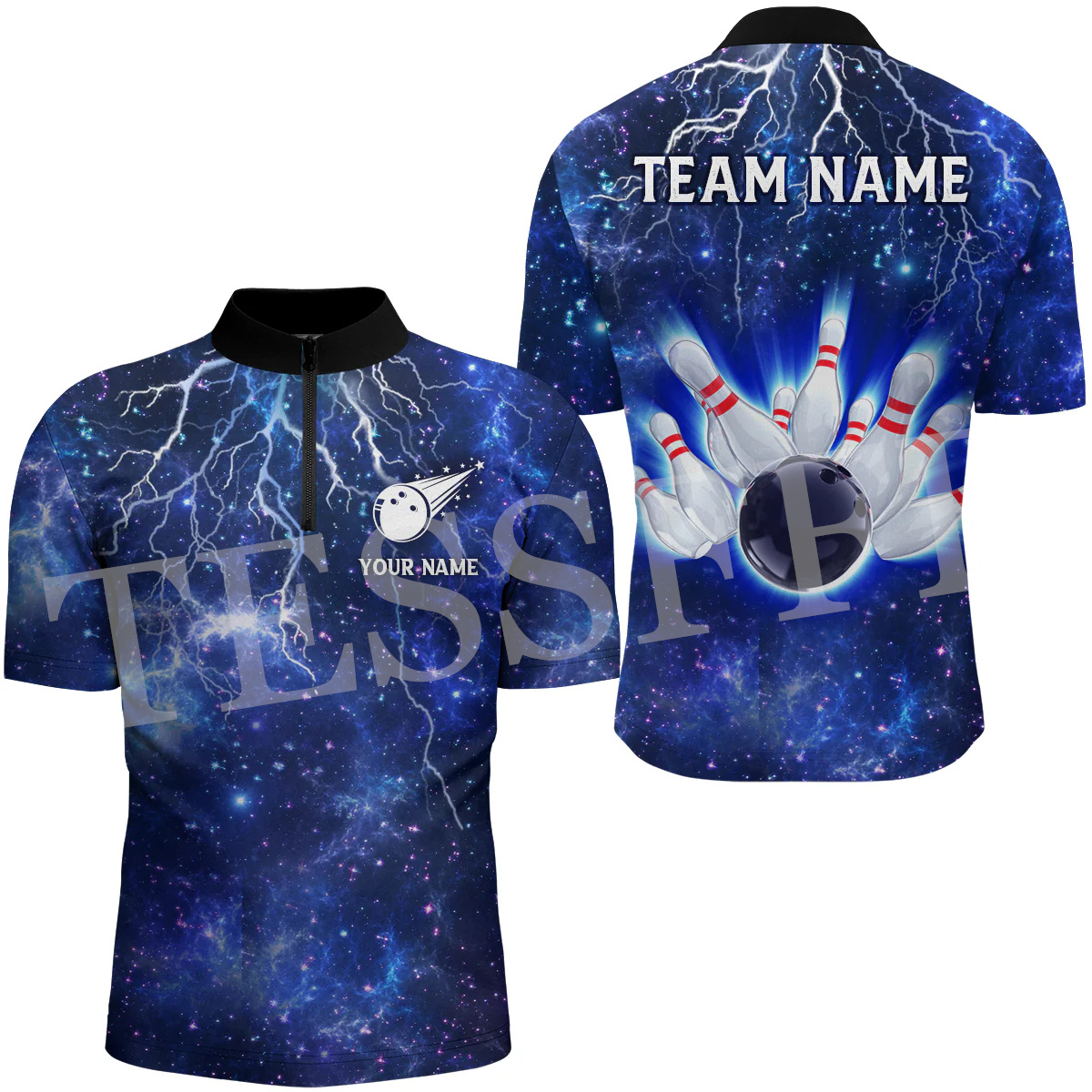 Kemeja Polo ritsleting Harajuk - Short Sleeve Bowling Shirt Retro ulasan dan harga