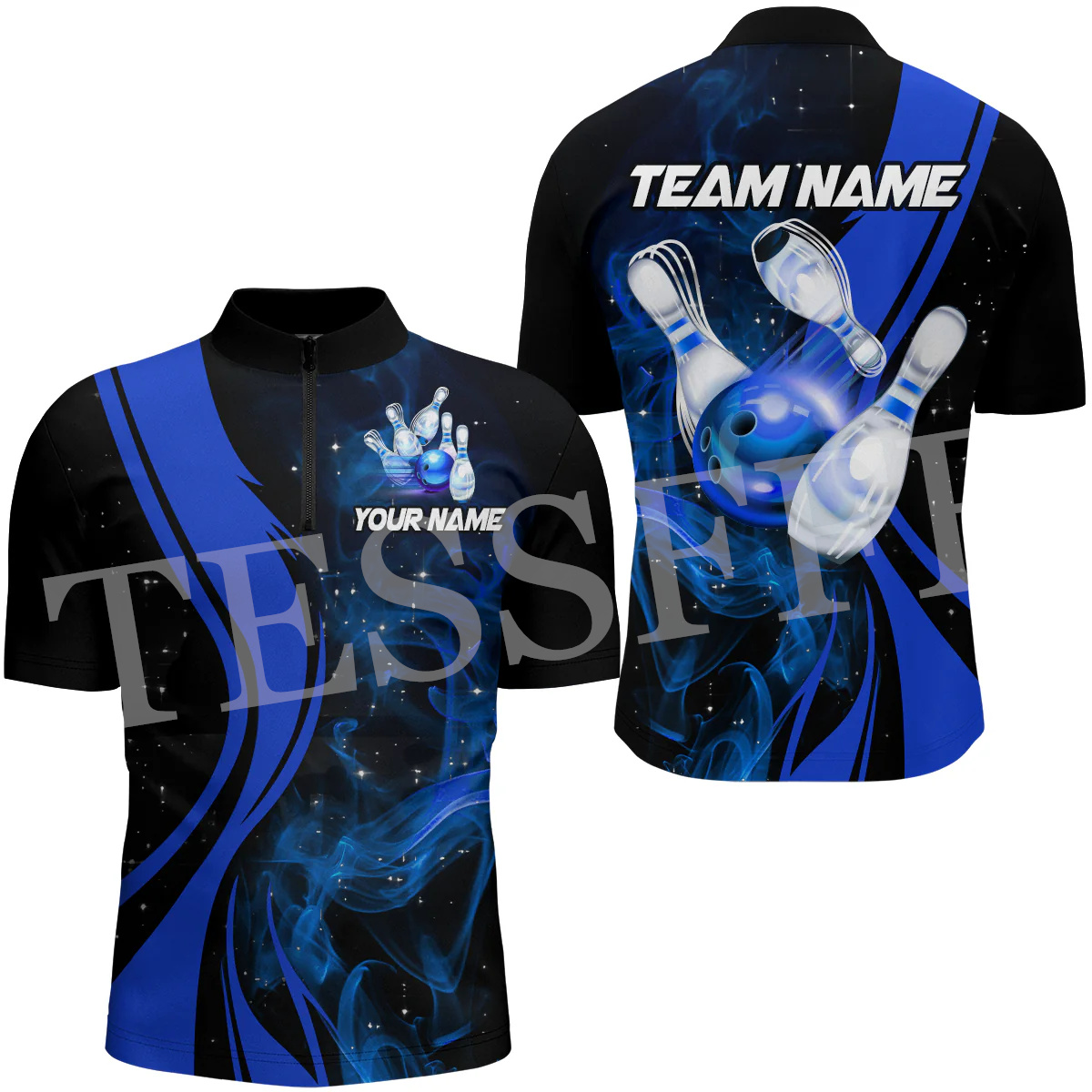 Kemeja Polo ritsleting Harajuk - Short Sleeve Bowling Shirt Retro ulasan dan harga