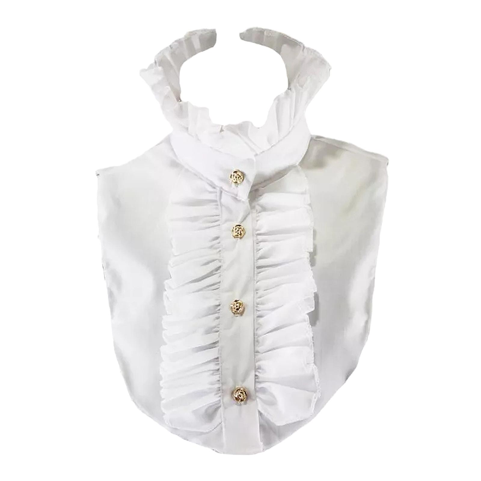Kerah Palsu Katun Putih untuk  - Shirts ulasan dan harga