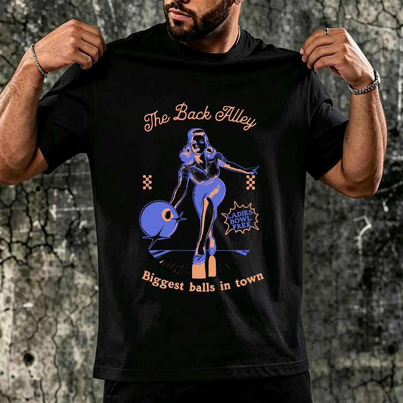 Kaos T-shirt yang sudah dicuci - Short Sleeve Bowling Shirt Retro ulasan dan harga