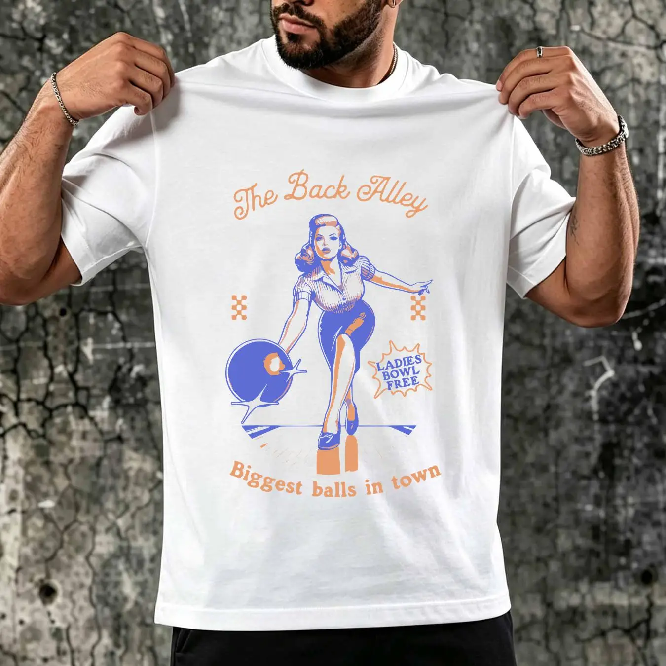Kaos T-shirt yang sudah dicuci - Short Sleeve Bowling Shirt Retro ulasan dan harga